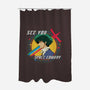 See You...-none polyester shower curtain-Coconut_Design