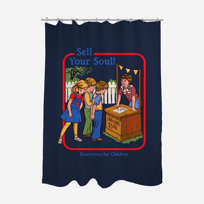 Sell Your Soul-none polyester shower curtain-Steven Rhodes