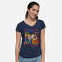 Sell Your Soul-womens v-neck tee-Steven Rhodes