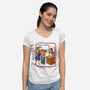 Sell Your Soul-womens v-neck tee-Steven Rhodes