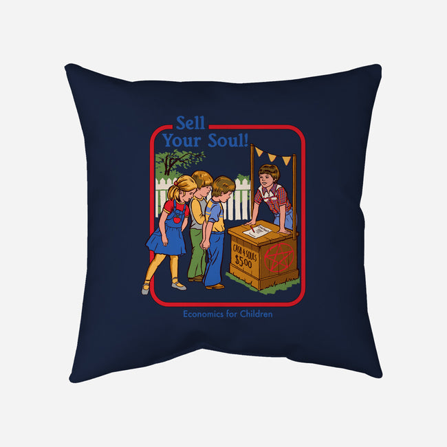 Sell Your Soul-none removable cover w insert throw pillow-Steven Rhodes