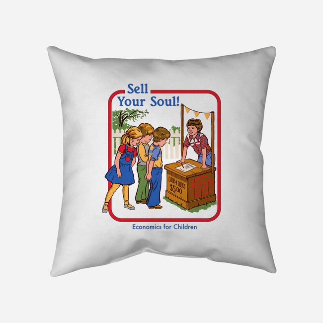 Sell Your Soul-none removable cover w insert throw pillow-Steven Rhodes