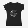 Send a Raven-womens v-neck tee-Jonito