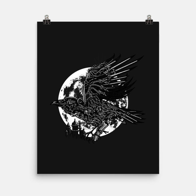 Send a Raven-none matte poster-Jonito