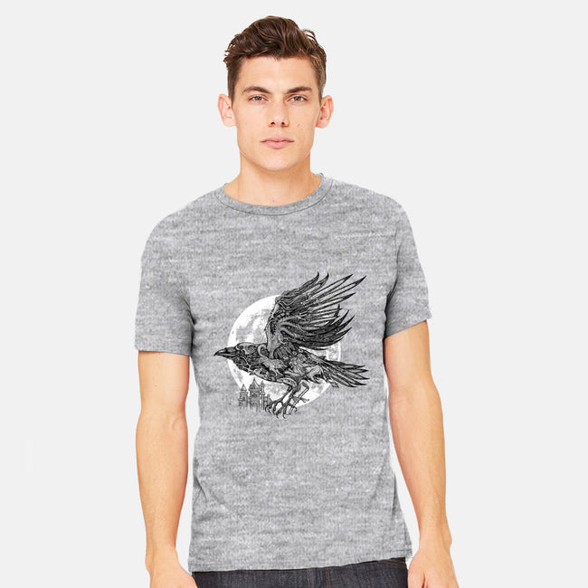 Send a Raven-mens heavyweight tee-Jonito