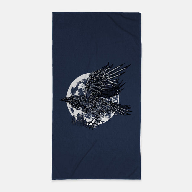 Send a Raven-none beach towel-Jonito