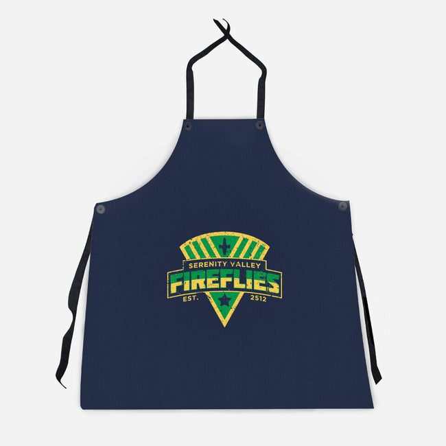 Serenity Valley Fireflies-unisex kitchen apron-alecxpstees