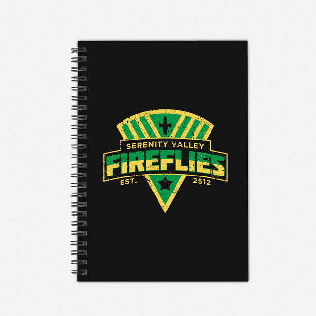 Serenity Valley Fireflies-none dot grid notebook-alecxpstees