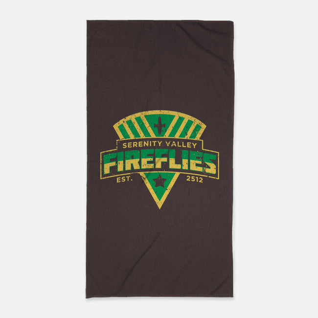 Serenity Valley Fireflies-none beach towel-alecxpstees