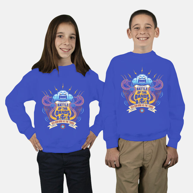 Sex Bob-Omb VS The Twins-youth crew neck sweatshirt-Bamboota