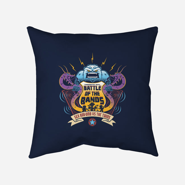 Sex Bob-Omb VS The Twins-none removable cover throw pillow-Bamboota