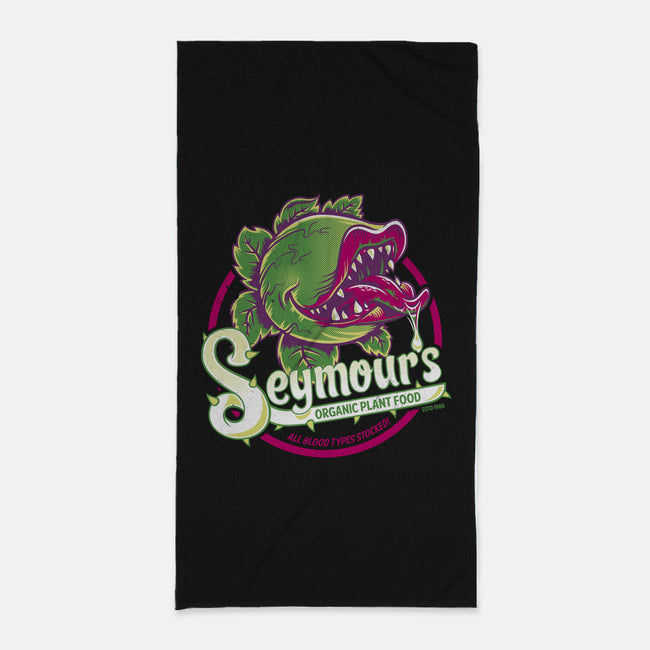 Seymour's Organic Plant Food-none beach towel-Nemons