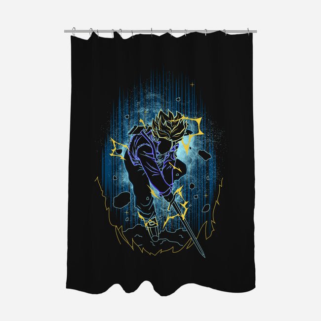 Shadow of the Future-none polyester shower curtain-Donnie