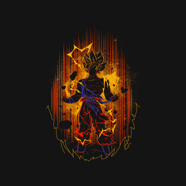 Shadow of the Saiyan-none indoor rug-Donnie