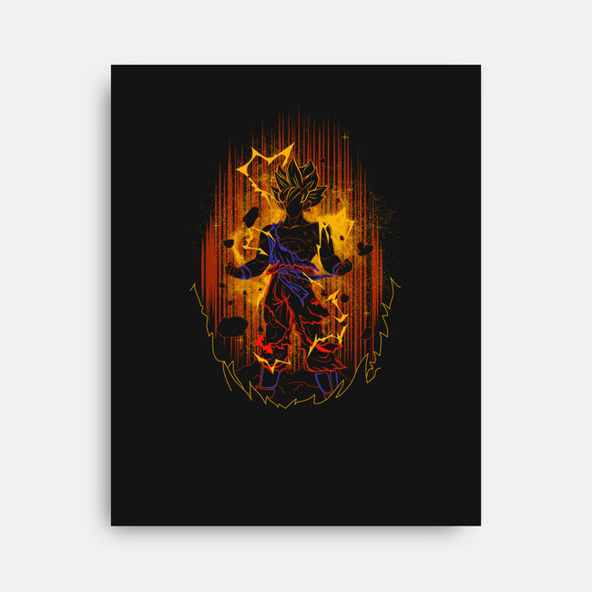 Shadow of the Saiyan-none stretched canvas-Donnie