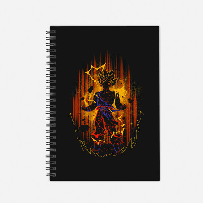Shadow of the Saiyan-none dot grid notebook-Donnie