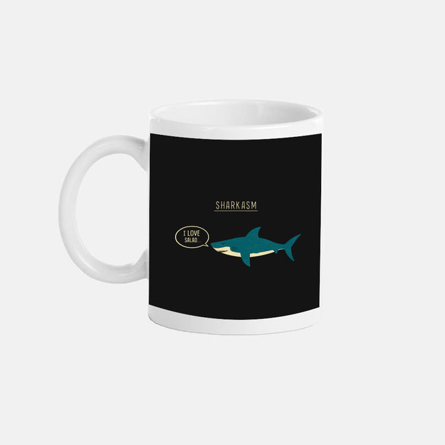Sharkasm-none glossy mug-Teo Zed