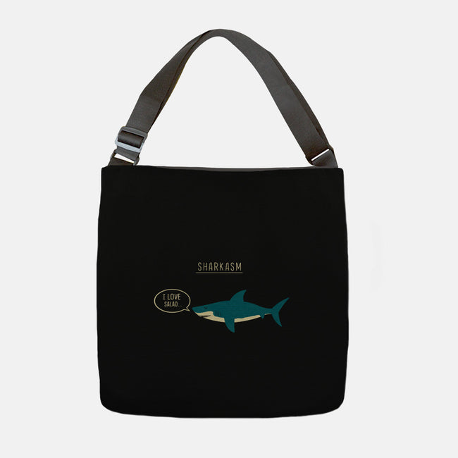 Sharkasm-none adjustable tote-Teo Zed