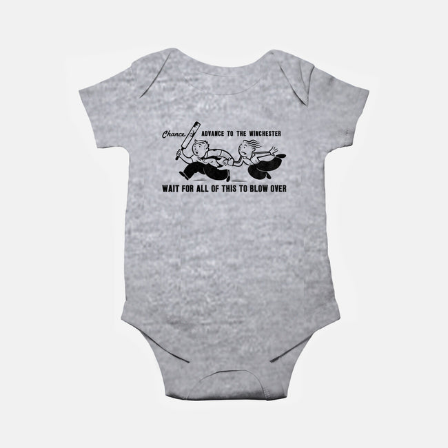 Shaun's Last Chance-baby basic onesie-stationjack