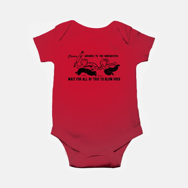 Shaun's Last Chance-baby basic onesie-stationjack