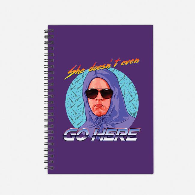 She Doesn't Even Go Here-none dot grid notebook-dandstrbo
