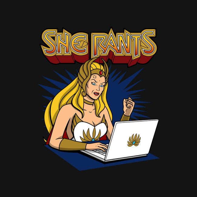 She Rants-none polyester shower curtain-Boggs Nicolas
