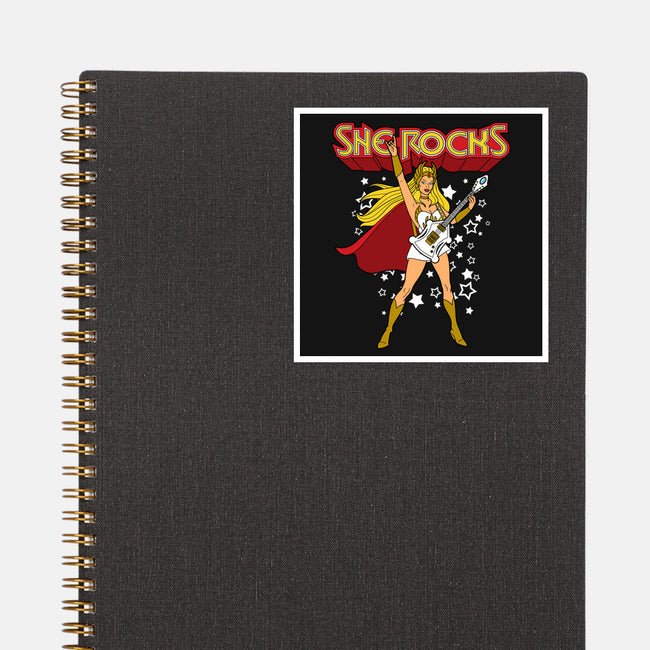 She Rocks-none glossy sticker-Boggs Nicolas