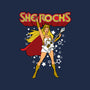 She Rocks-none removable cover w insert throw pillow-Boggs Nicolas