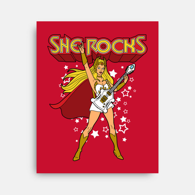 She Rocks-none stretched canvas-Boggs Nicolas