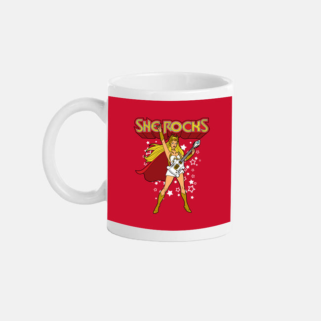 She Rocks-none glossy mug-Boggs Nicolas