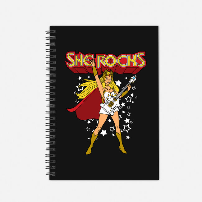 She Rocks-none dot grid notebook-Boggs Nicolas