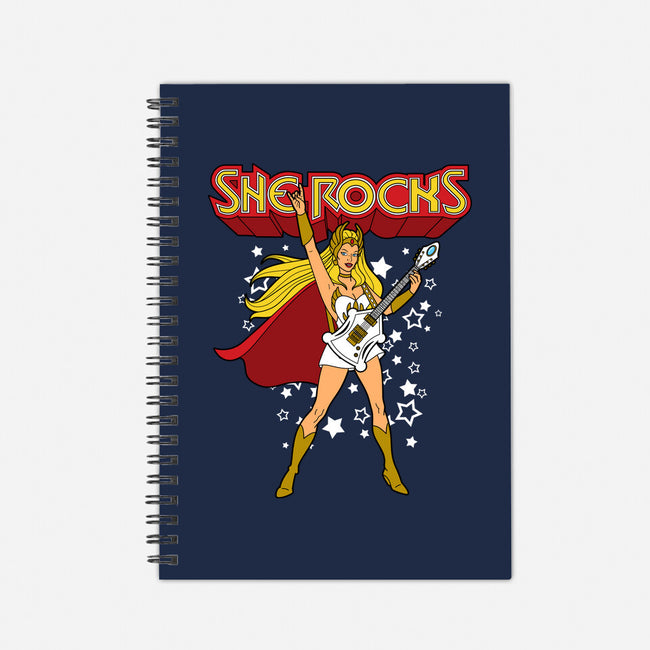 She Rocks-none dot grid notebook-Boggs Nicolas
