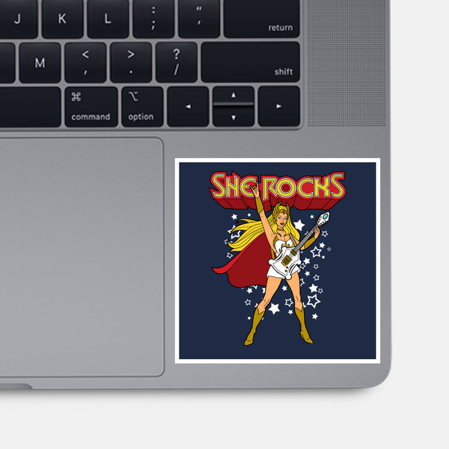 She Rocks-none glossy sticker-Boggs Nicolas