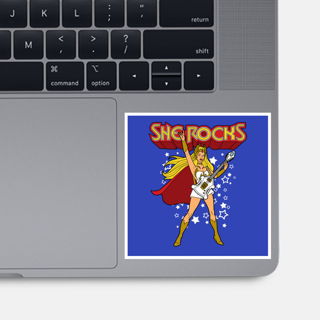 She Rocks-none glossy sticker-Boggs Nicolas