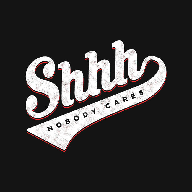 Shhh, Nobody Cares-womens off shoulder sweatshirt-mannypdesign