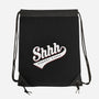 Shhh, Nobody Cares-none drawstring bag-mannypdesign