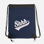 Shhh, Nobody Cares-none drawstring bag-mannypdesign