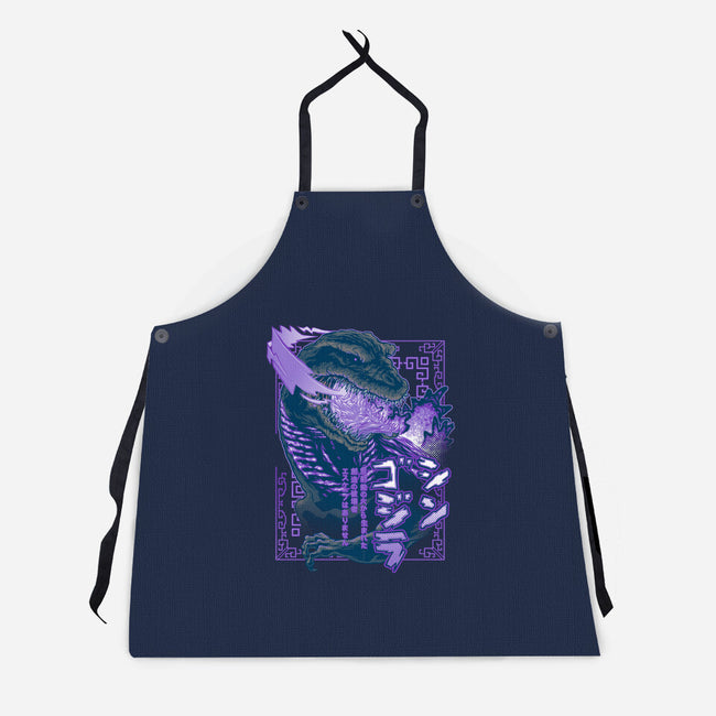 Shin Atomic Fire Born-unisex kitchen apron-cs3ink