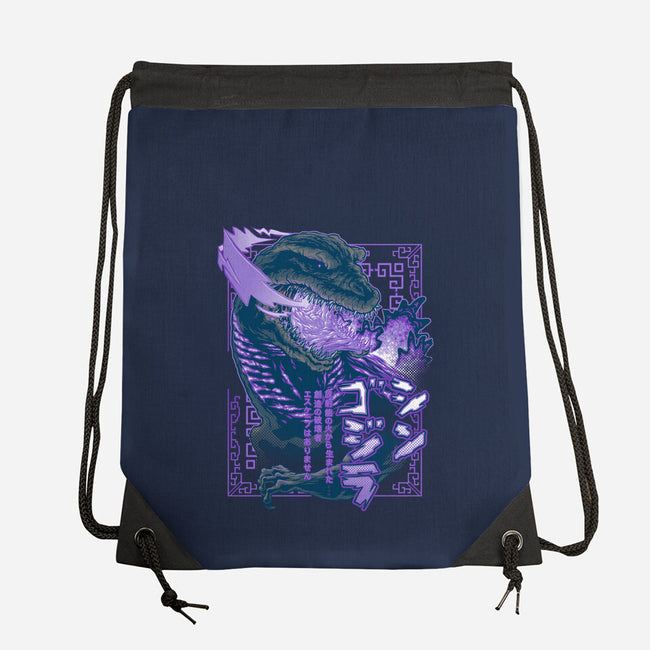 Shin Atomic Fire Born-none drawstring bag-cs3ink