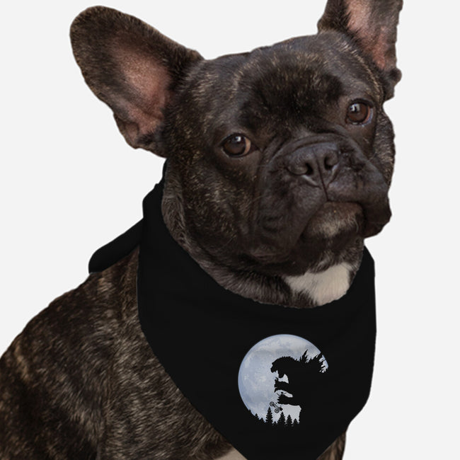 Shin Gojira-dog bandana pet collar-maped