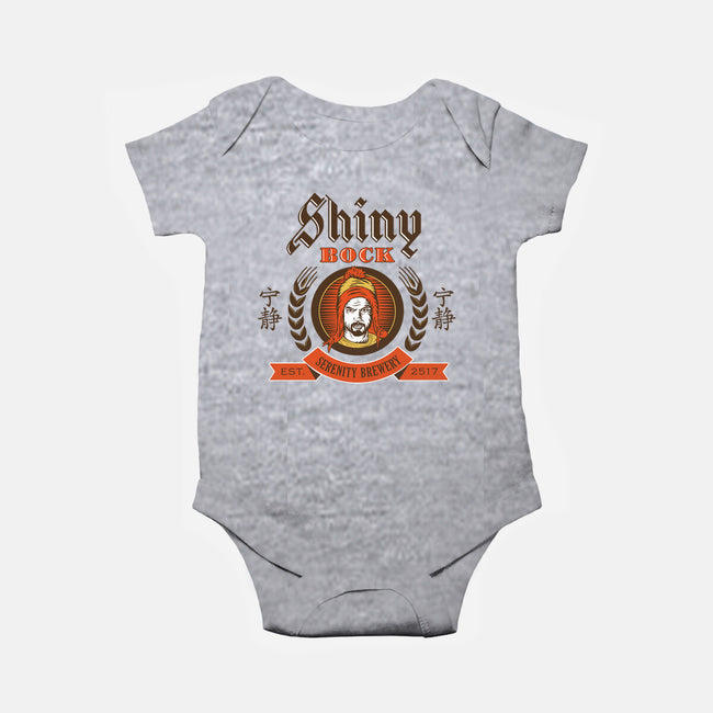 Shiny Bock Beer-baby basic onesie-spacemonkeydr