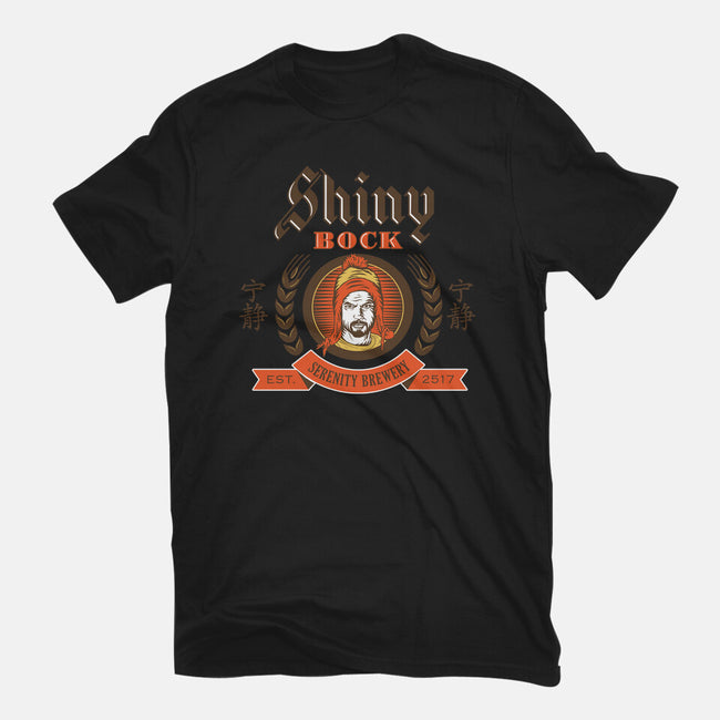 Shiny Bock Beer-womens fitted tee-spacemonkeydr