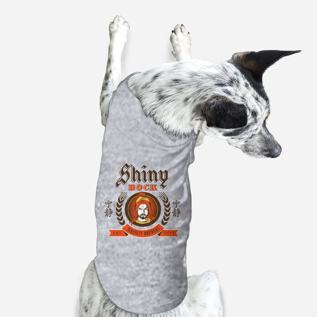Shiny Bock Beer-dog basic pet tank-spacemonkeydr