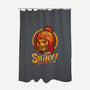 Shiny Hat-none polyester shower curtain-WinterArtwork