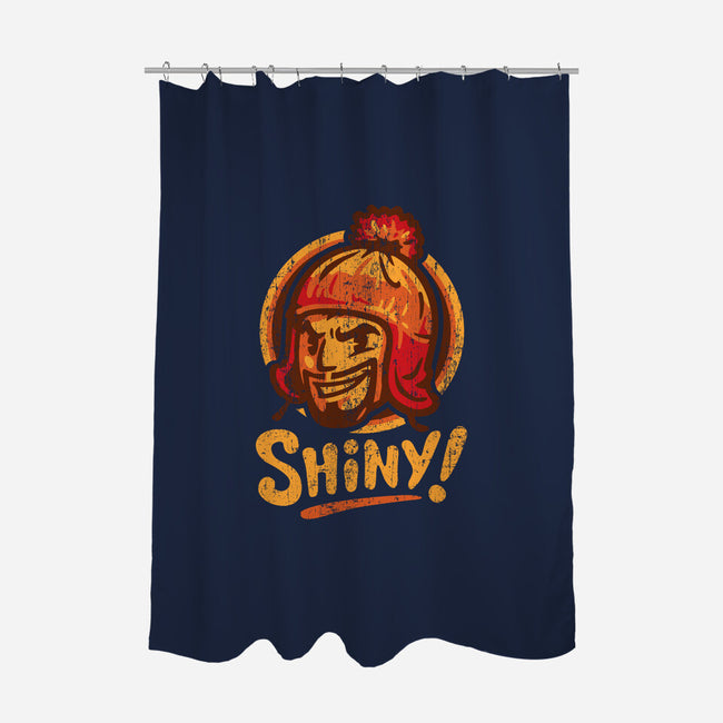 Shiny Hat-none polyester shower curtain-WinterArtwork