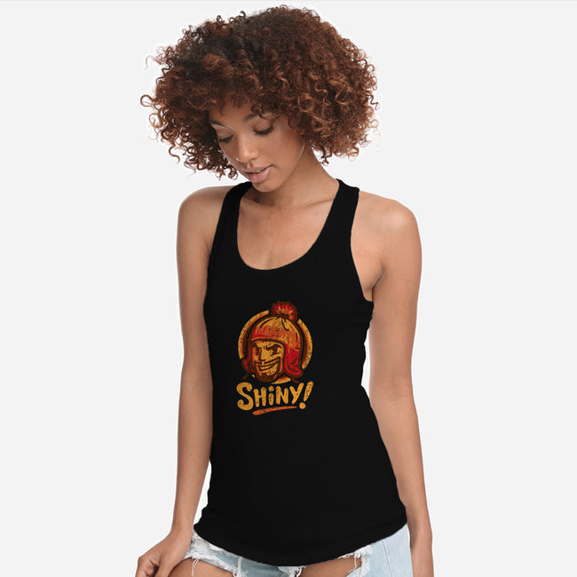 Shiny Hat-womens racerback tank-WinterArtwork