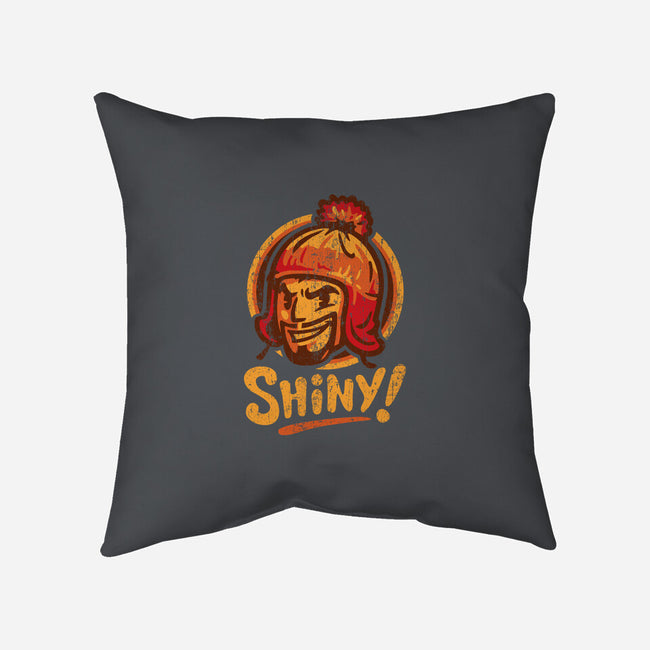 Shiny Hat-none removable cover w insert throw pillow-WinterArtwork