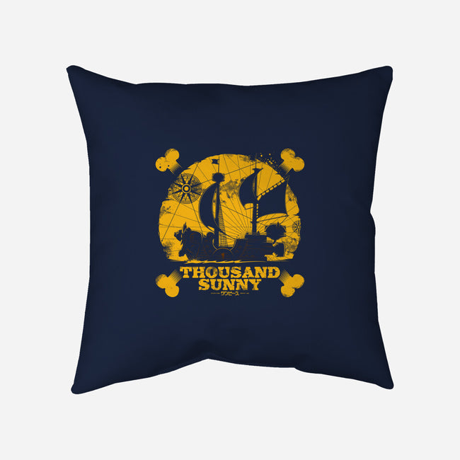 Ship Sunny-none removable cover w insert throw pillow-StudioM6
