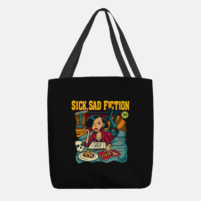 Sick Sad Fiction-none basic tote-DonovanAlex