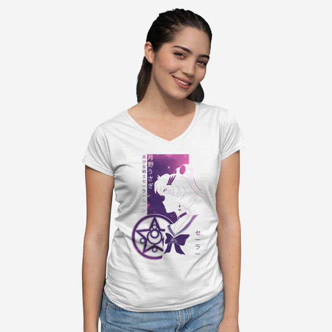 Side Sailor-womens v-neck tee-PanosStamo